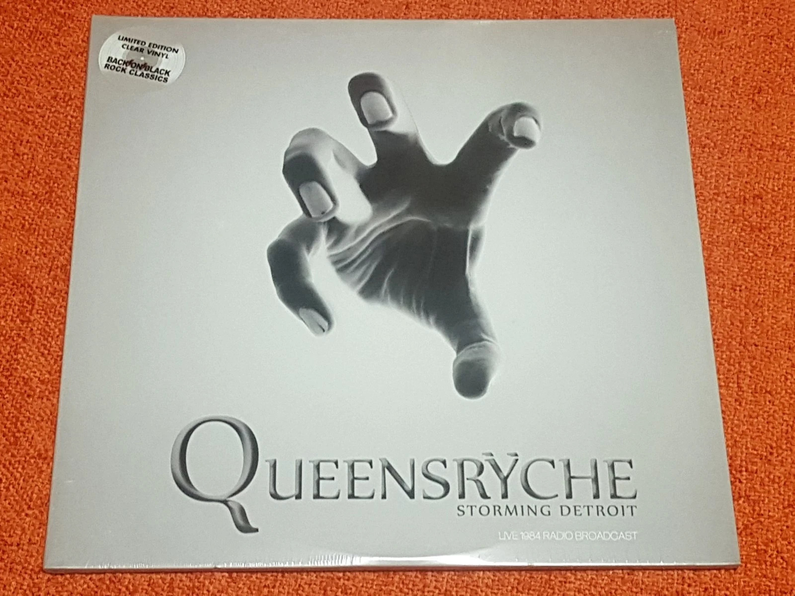 QUEENSRYCHE – Storming Detroit – 2015 Limited Edition 2LP Clear Vinyl NEW SEALED