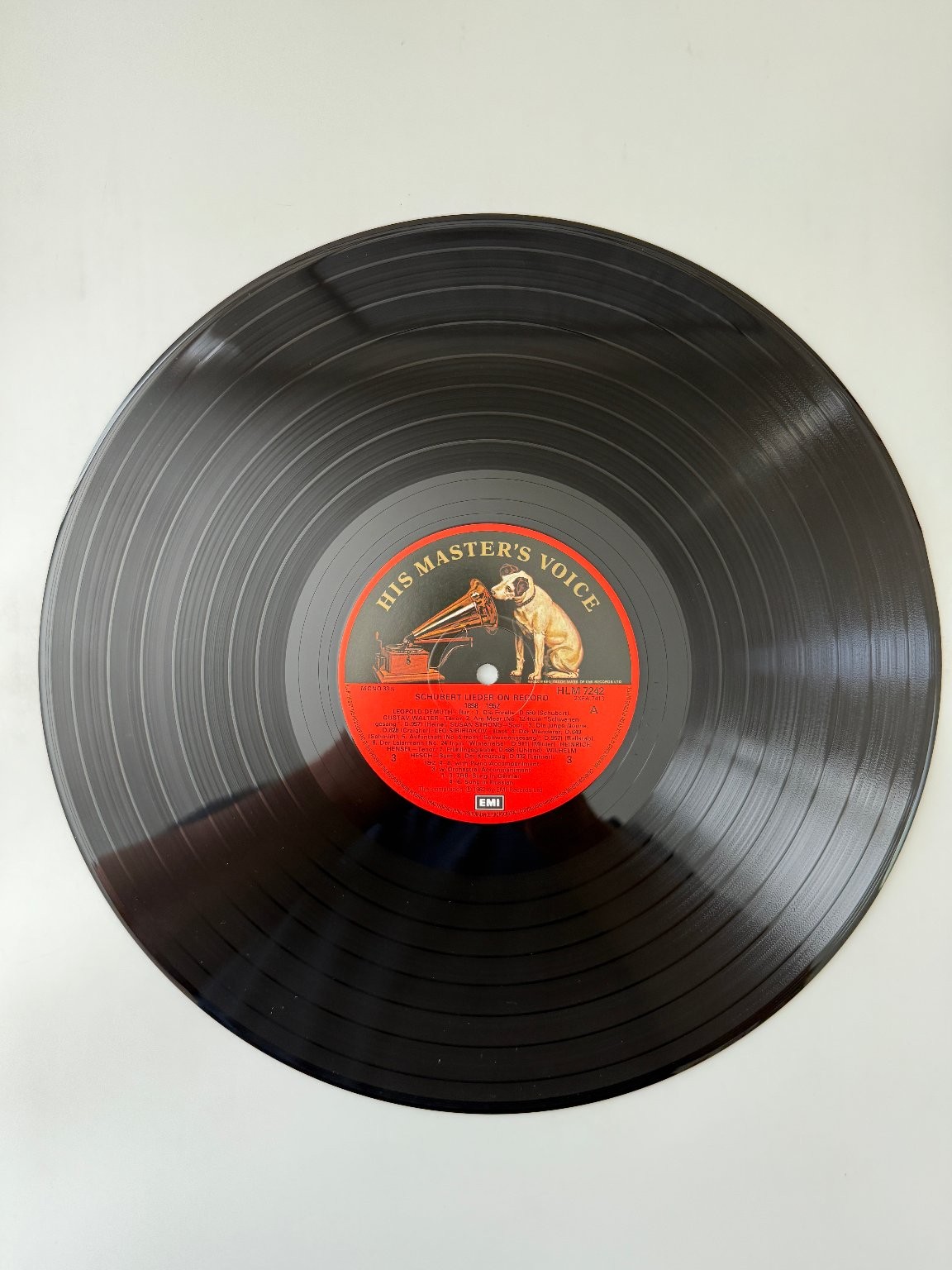 Schubert Lieder on Record 12″ LP Set 1982 Limited Edition EMI Classical 33RPM