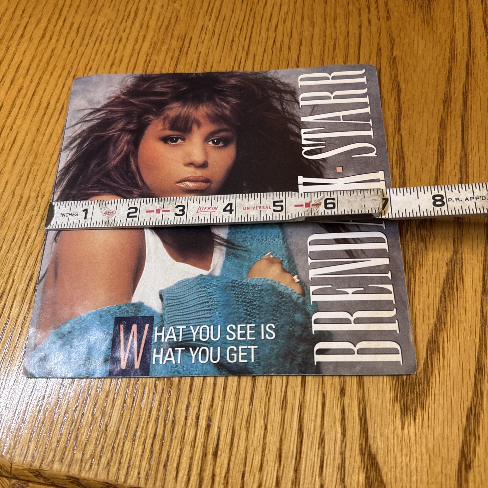 Brenda K Starr What You See Is What You Get Vtg 45 Vinyl Record Picture Sleeve