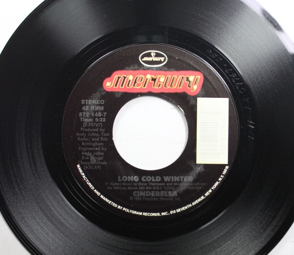 Rock Nm! 45 Cinderella – The Last Mile / Mercury On Long Cold Winter
