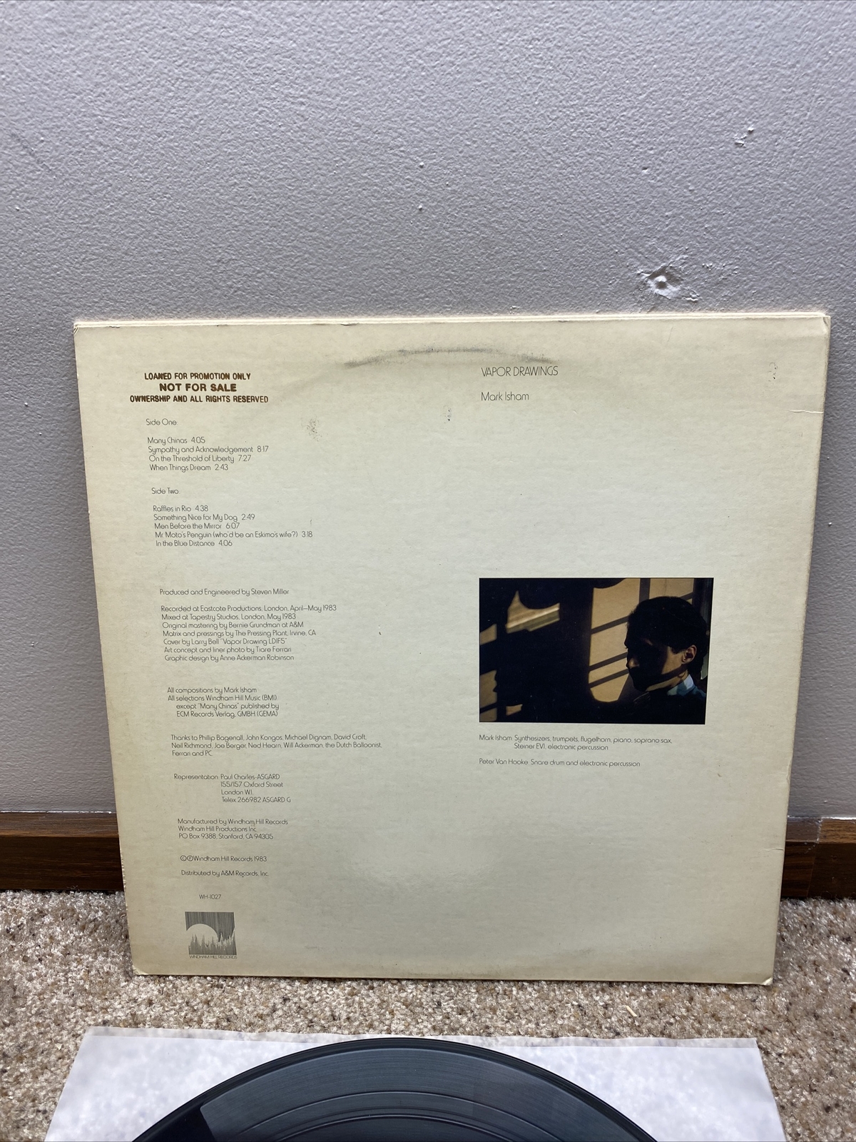 33 rpm vinyl Mark Isham