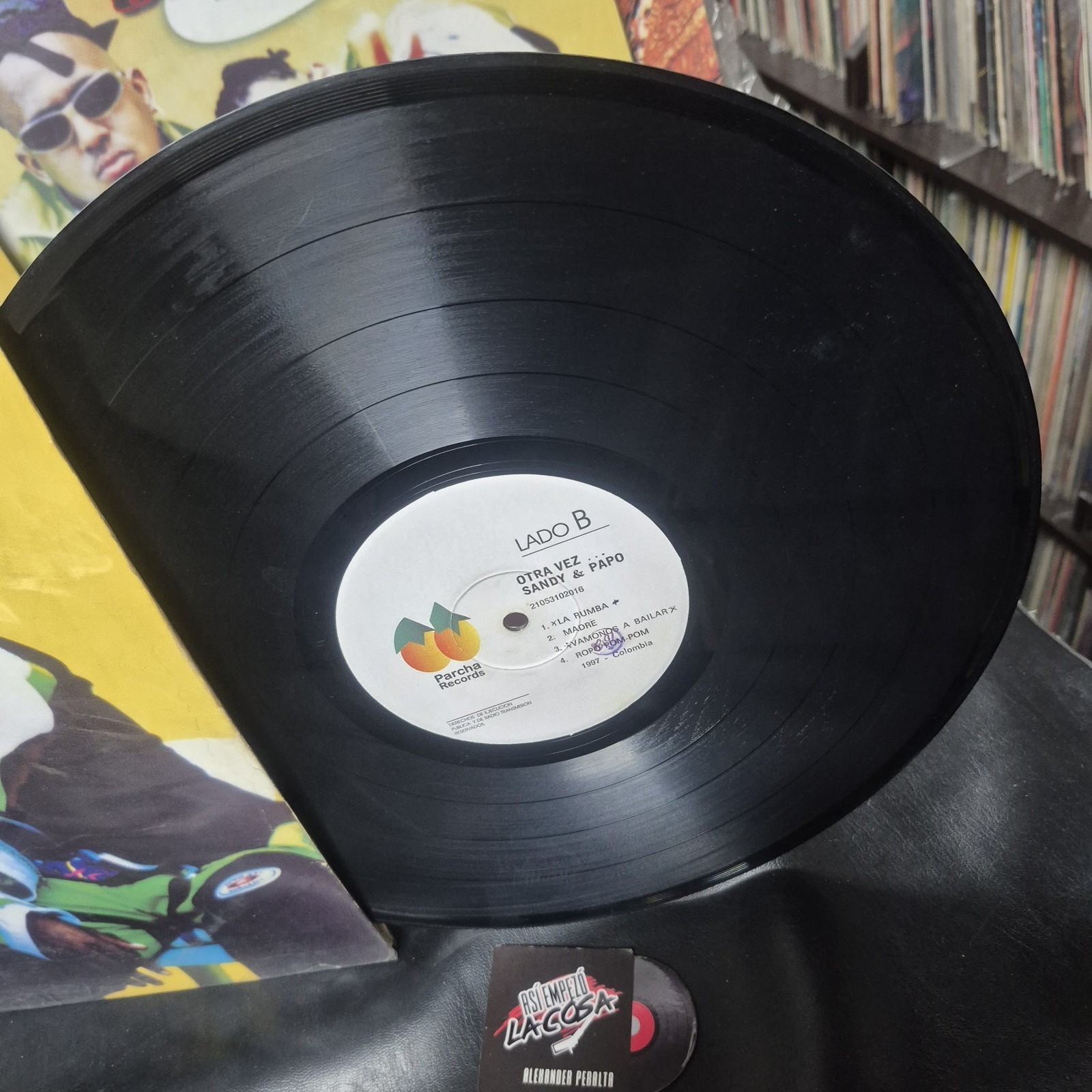 Sandy & Papo – Otra Vez Merengue, Hip-House – Edición Unica, Colombia 1997 VG+