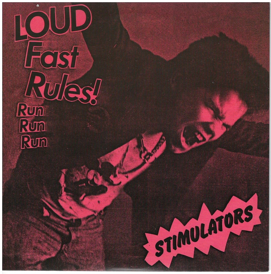 Stimulators – Loud Fast Rules! 7″ EP 2018 Frontier Records Reissue Pink Vinyl