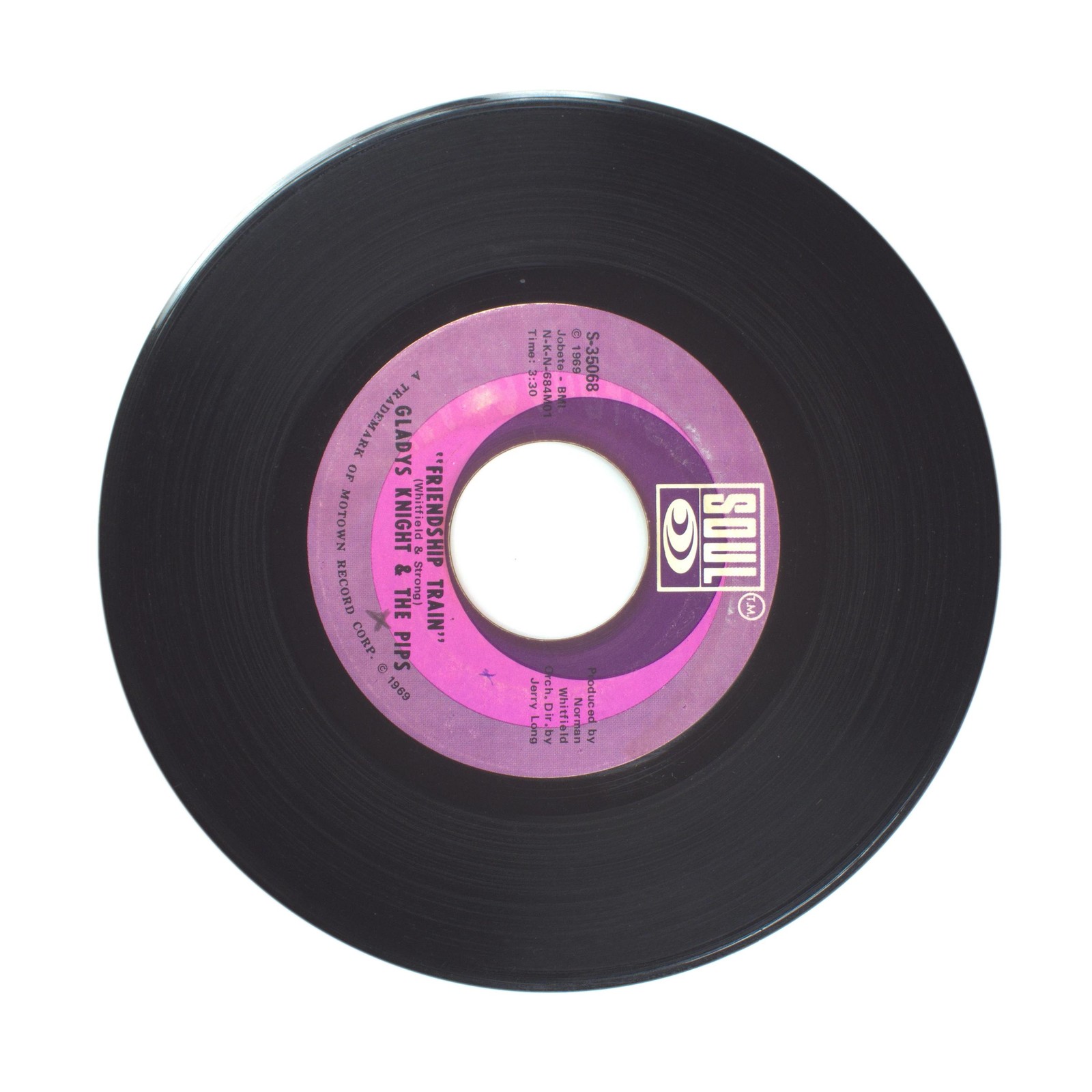 Gladys Knight & The Pips – Friendship Train; Cloud Nine – Vinyl Record 45 RPM 7″
