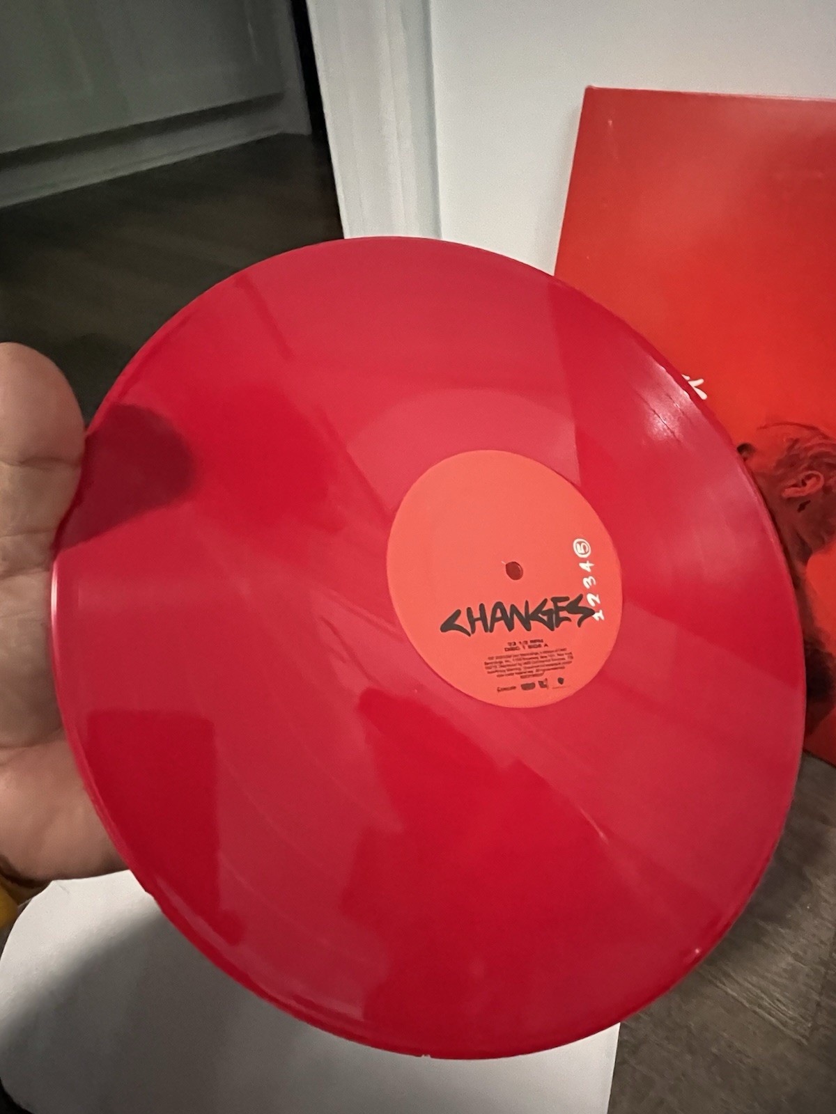 Justin Bieber – Changes Red Colored Vinyl, Gatefold LP Jacket, VG+/VG+!