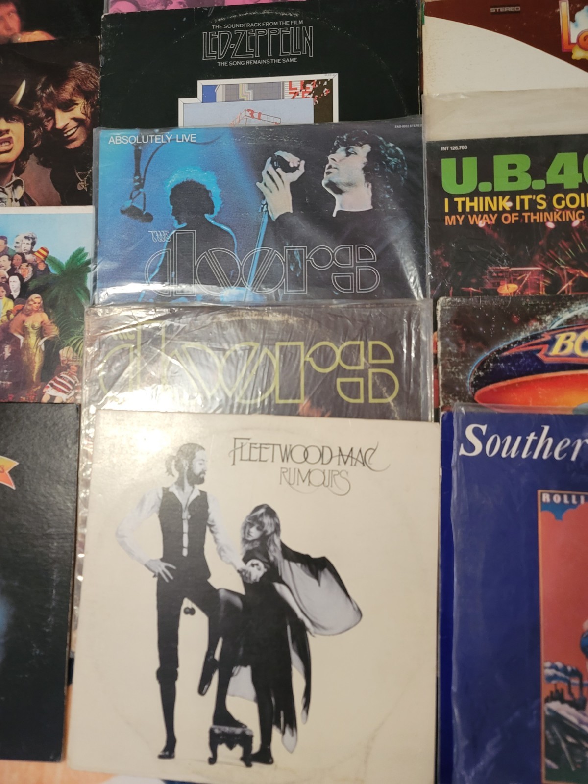 Lot Of 21 Vintage Vinyl Rock Albums ROLLING STONES,ACDC,LED ZEPPELIN,BEATLES ETC