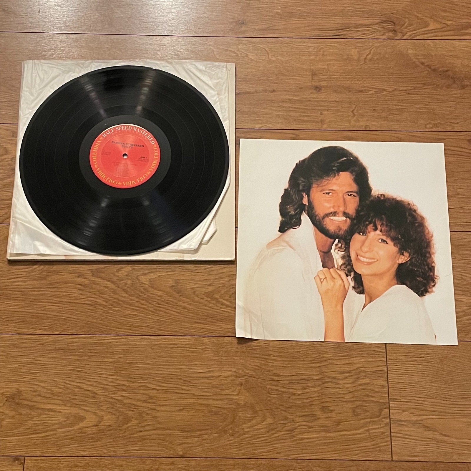 Streisand/Gibb LP: “Guilty”, 1980, Columbia (HC46750), HALF SPEED MASTERED, EXC