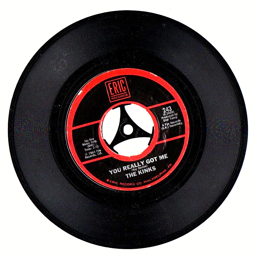 ❤️ The Kinks ~ You Really Got Me / A well Respected Man ❤️ Vinyl 7″ Single EX+