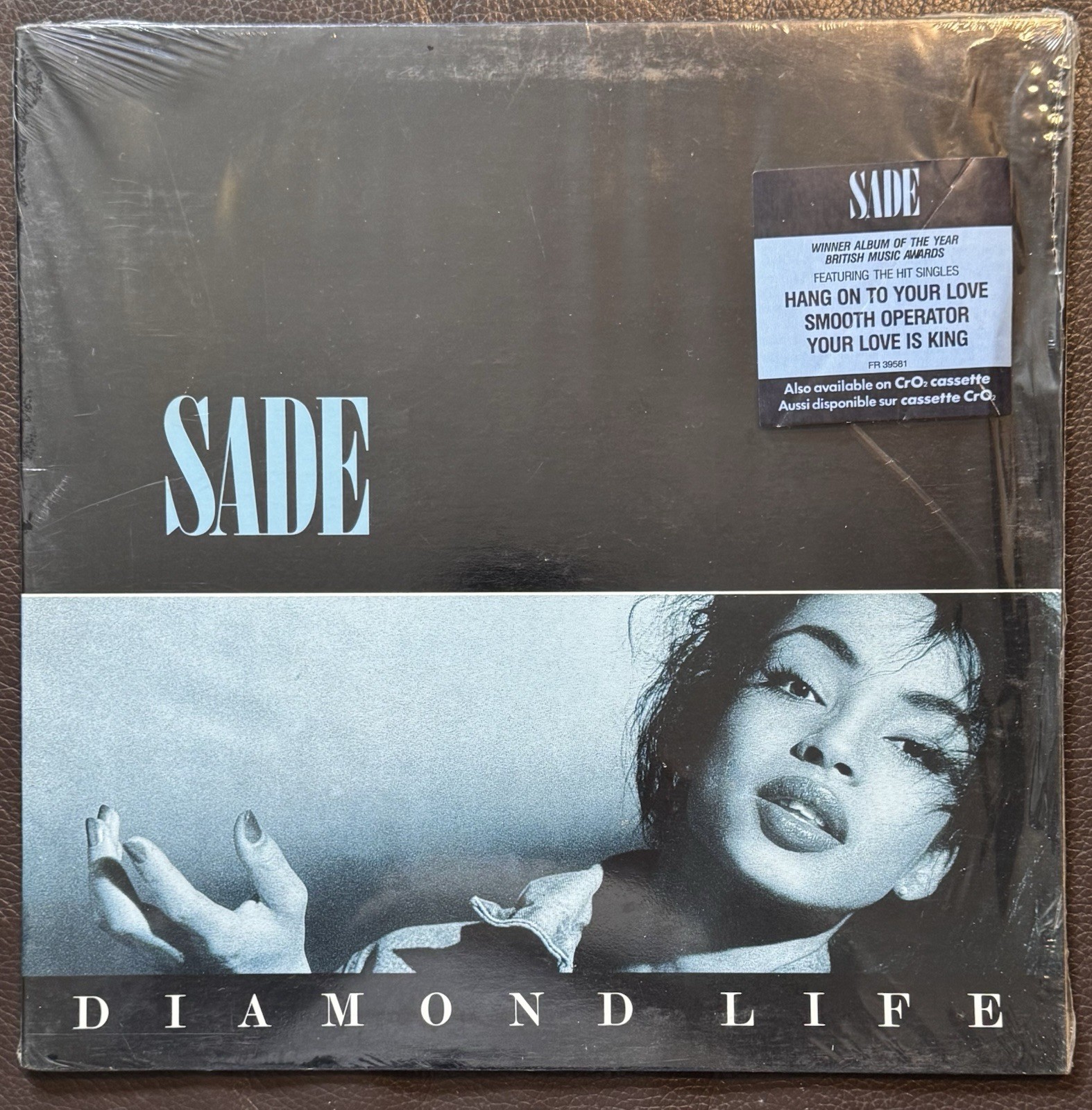 SADE -DIAMOND LIFE Lp Vinyl 1984 Canada 1st Press Shrink w/ Hype sticker NM!!