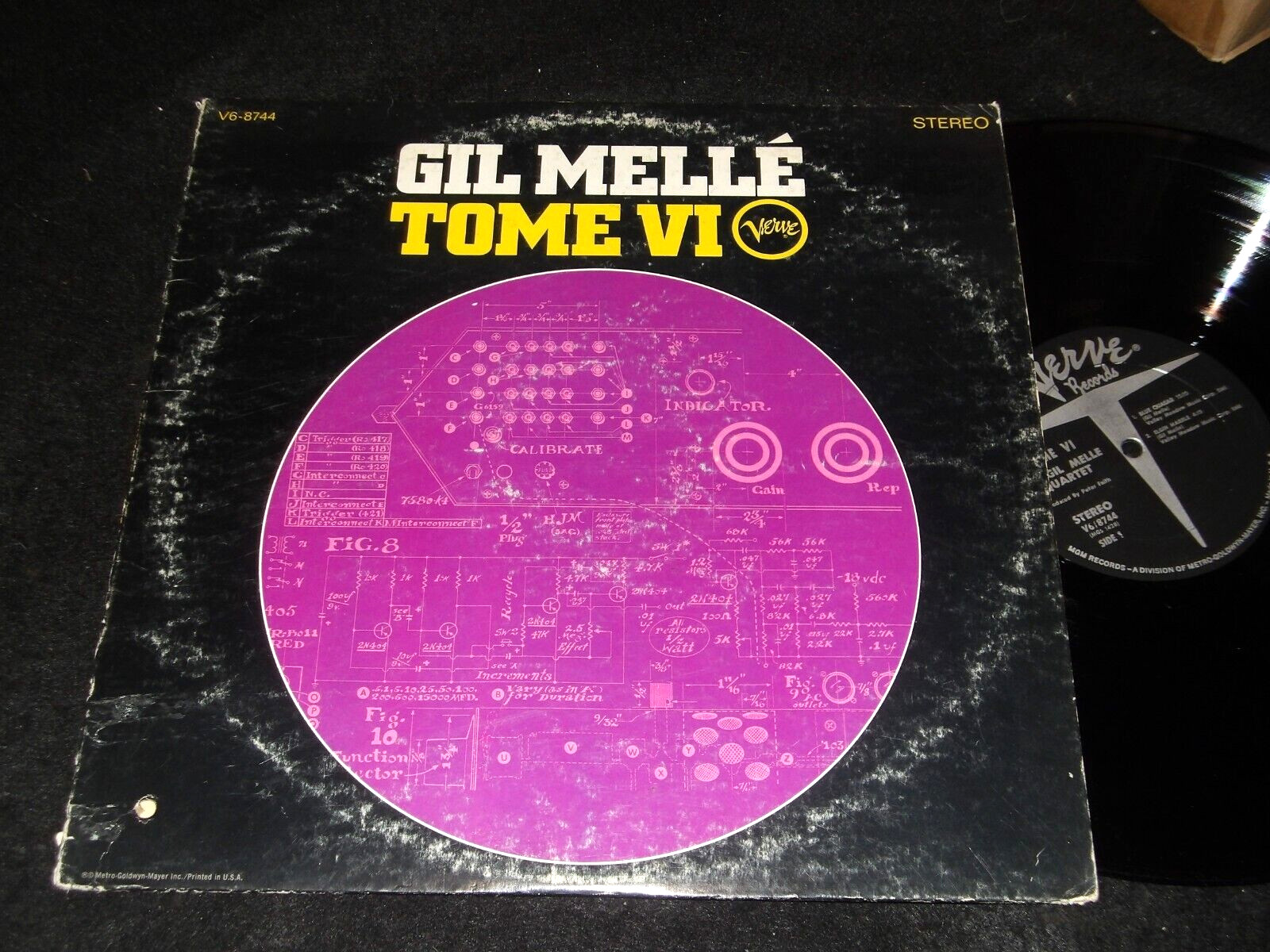 GIL MELLÉ Electronic Jazz LP VERVE Lte 60s TOME VI Electronauts Cool Electronica