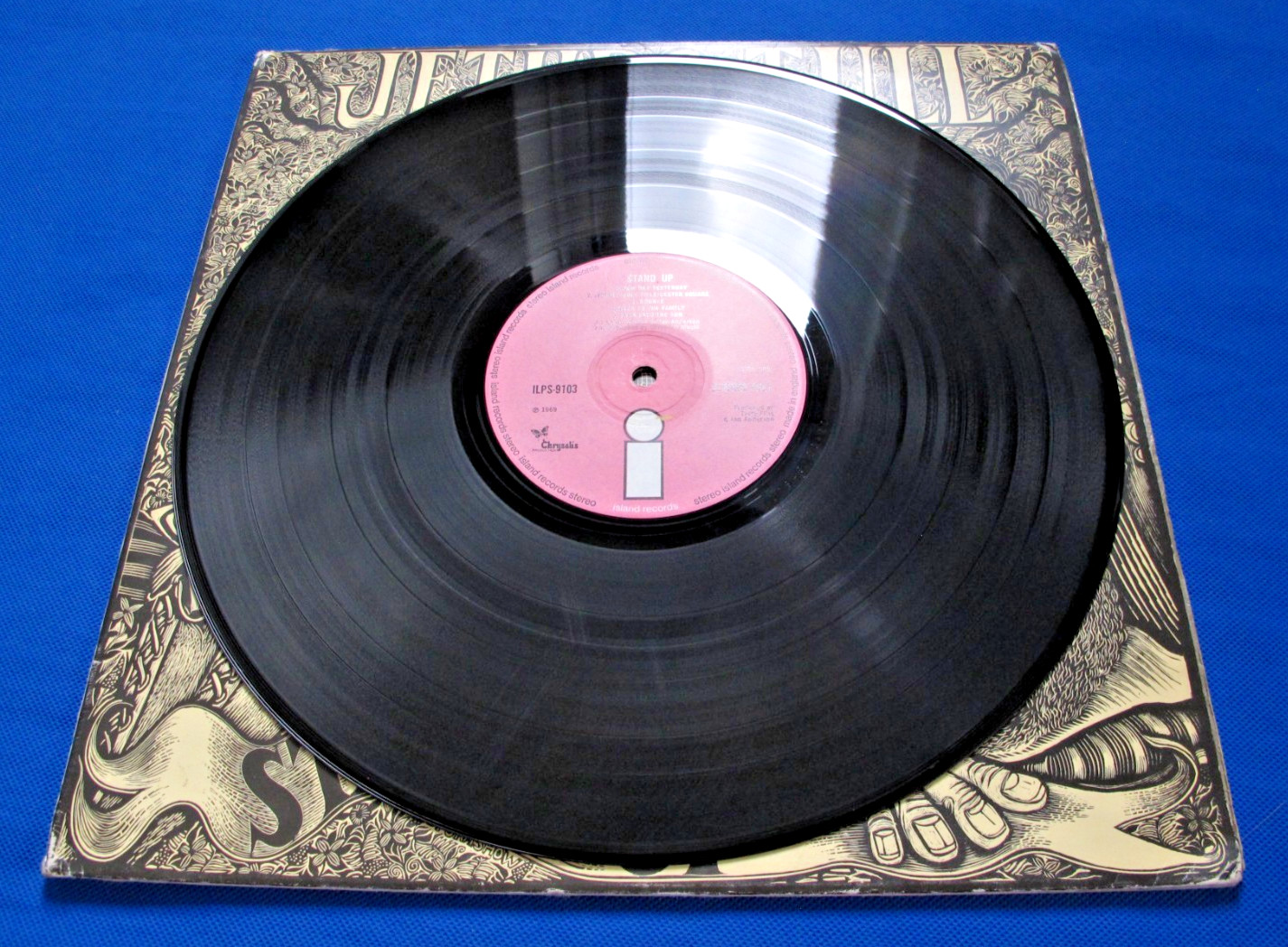 Jethro Tull * STAND UP * 1970 UK LP ~ NICE DISC ~ SUPER AUDIO ~ TEXTURED LABELS