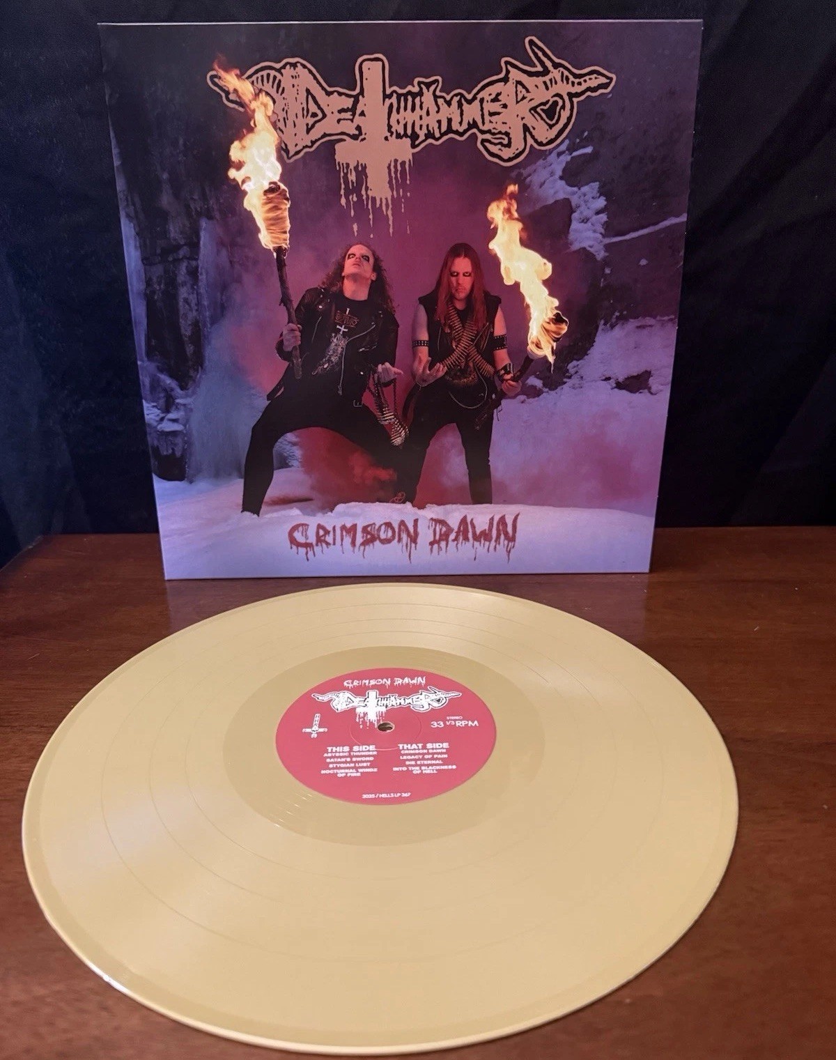 DEATHHAMMER – Crimson Dawn‎, New, Black Metal, LP, LTD TO 100 first press