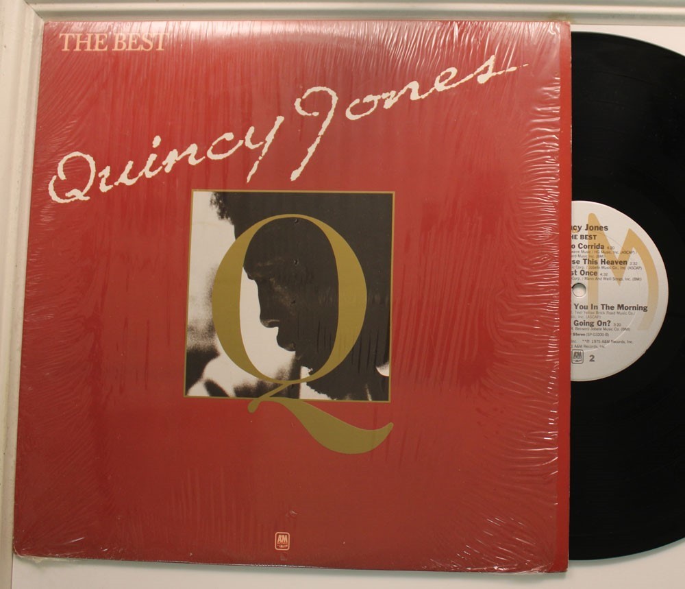 Quincy Jones Lp The Best (1981) On A&M – Vg+ To Vg++ / Vg++ (In Shrink!)