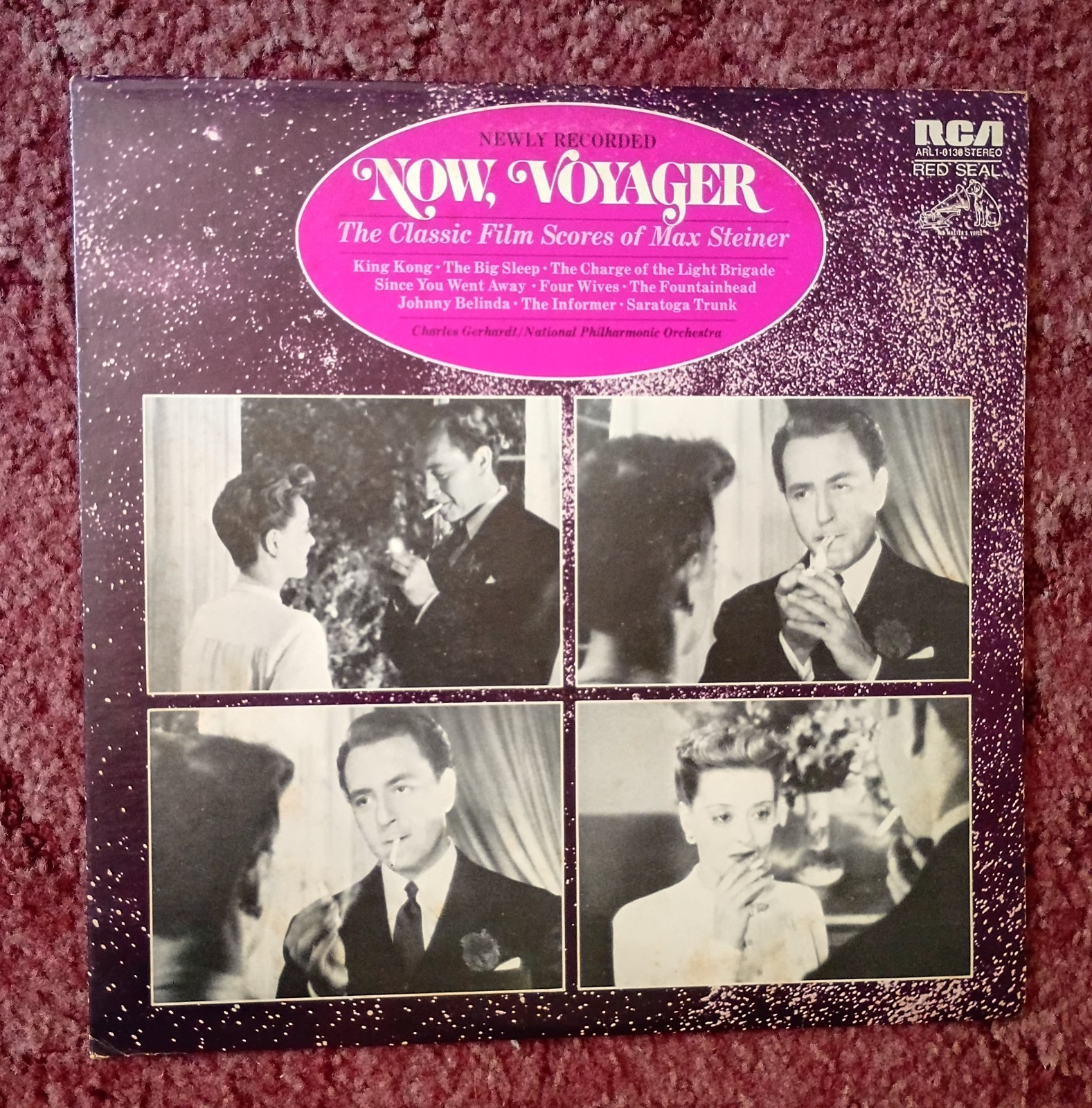 Now Voyager, Classic Film Scores of Max Steiner (Vinyl 1973 12″ Music Album)🔥