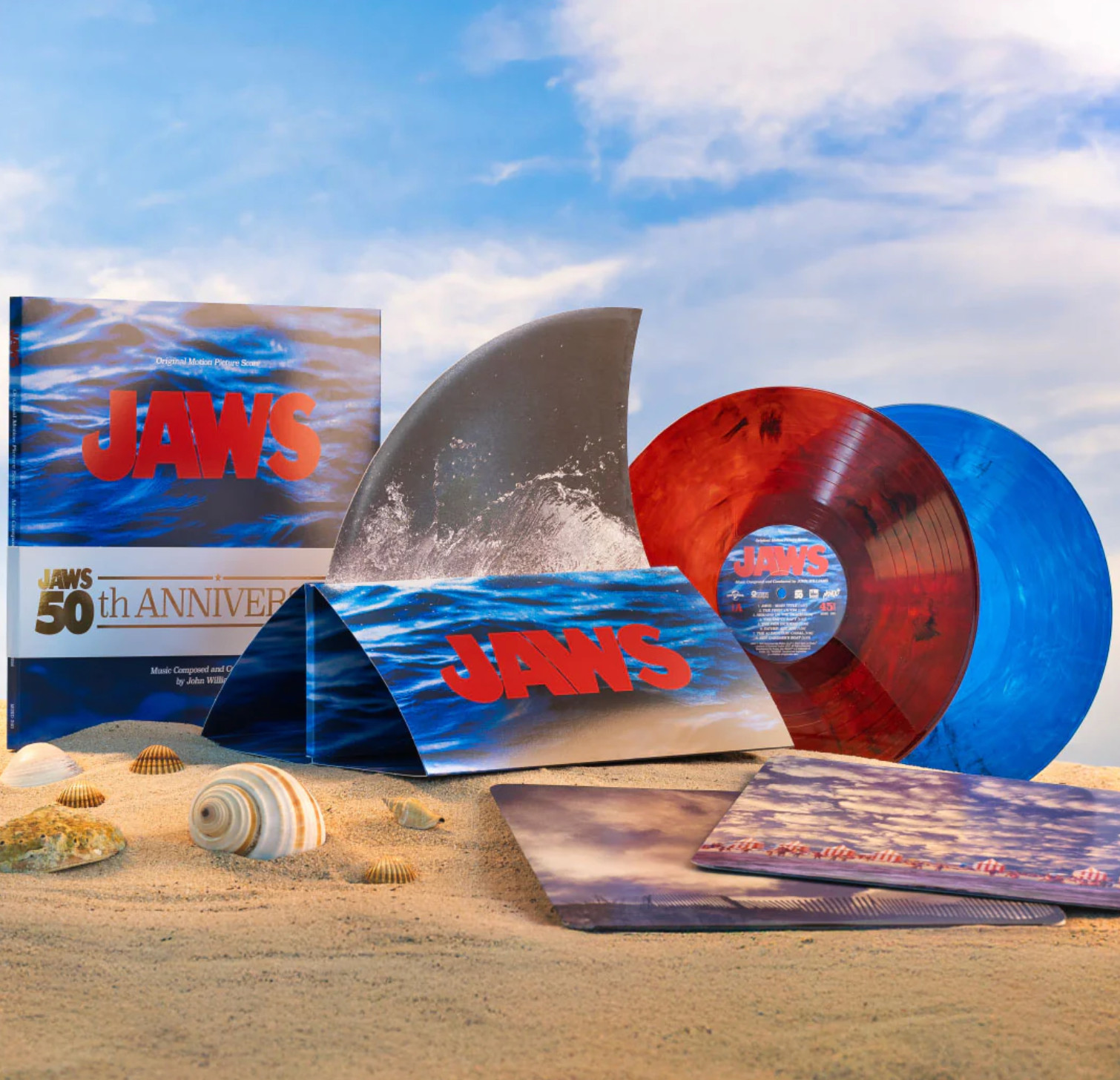 John Williams – JAWS Soundtrack 2LP “BLOOD & WATER” Vinyl BRAND NEW *B-STOCK*