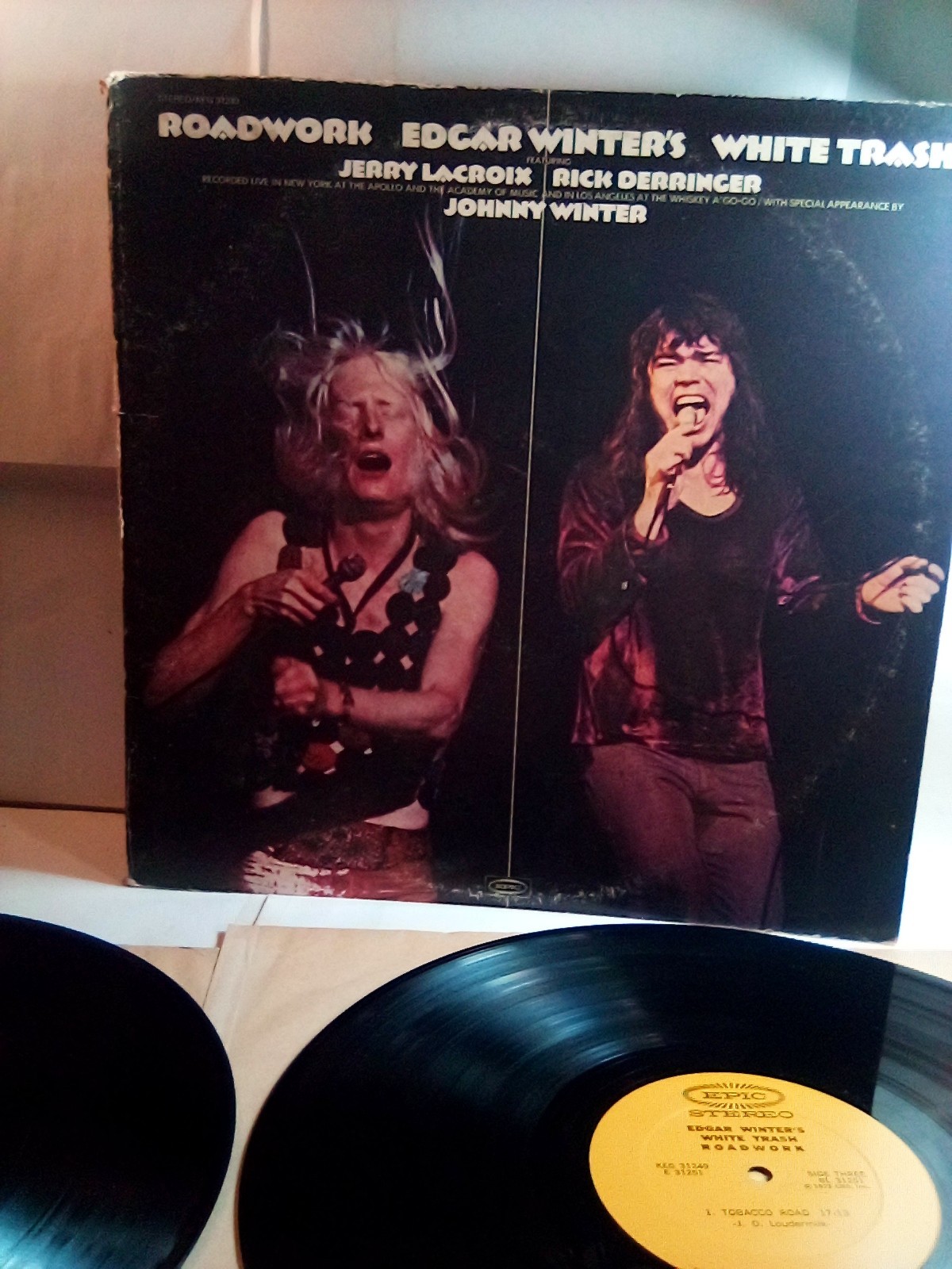 1972 Edgar Winter’s White Trash Road Work LP KEG31249