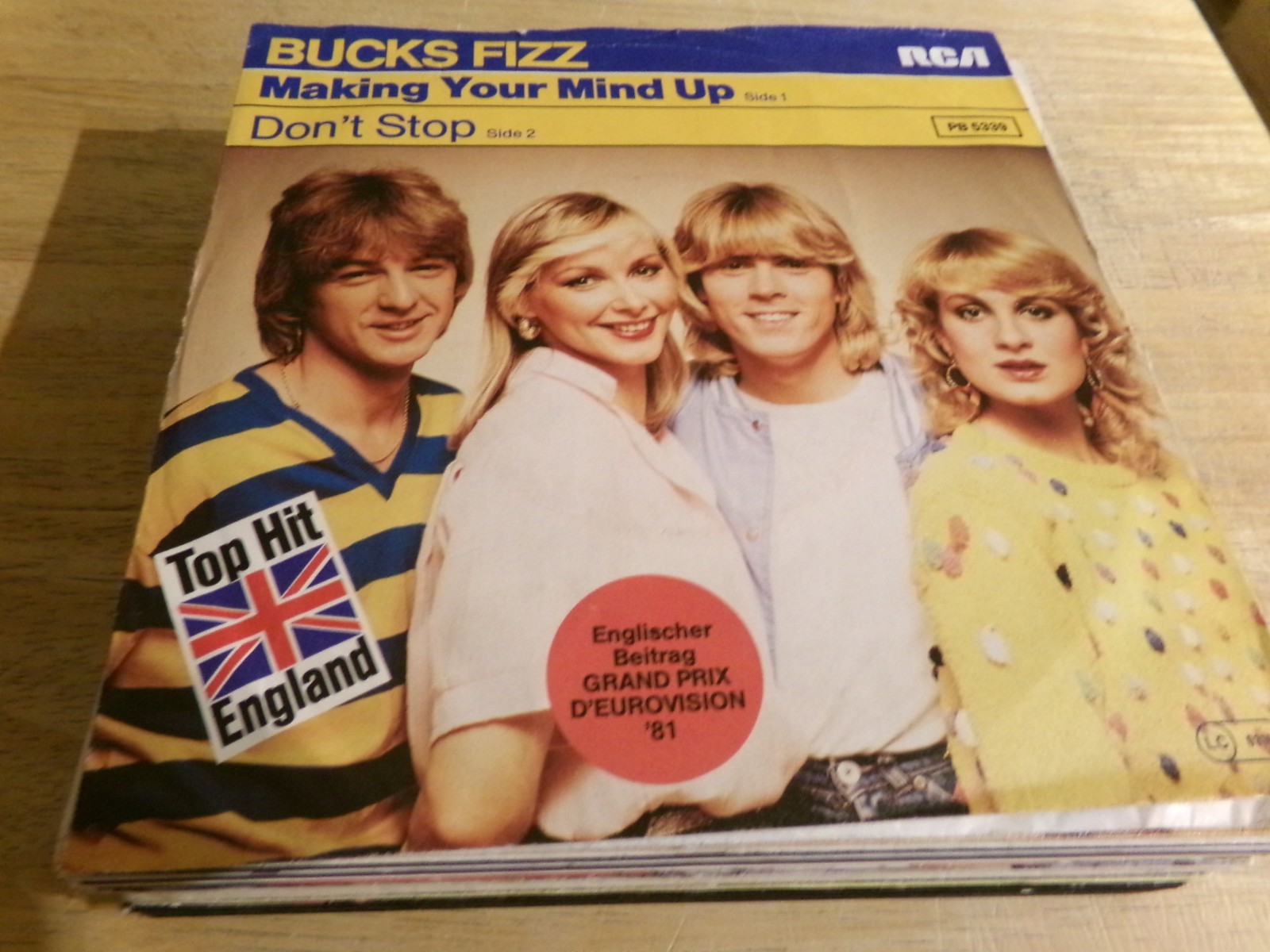 Lot of (19) Bucks Fizz 45s – All on RCA (18) w/PS (1) promo (18) Imports