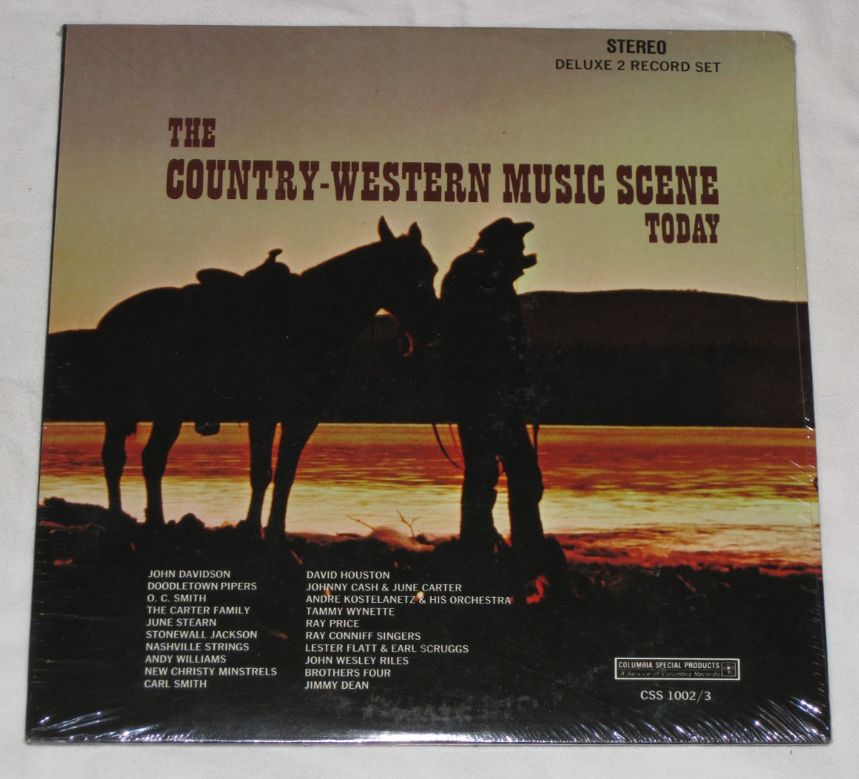 THE COUNTRY-WESTERN MUSIC SCENE TODAY (1969) Sealed CSP 2-LP Set