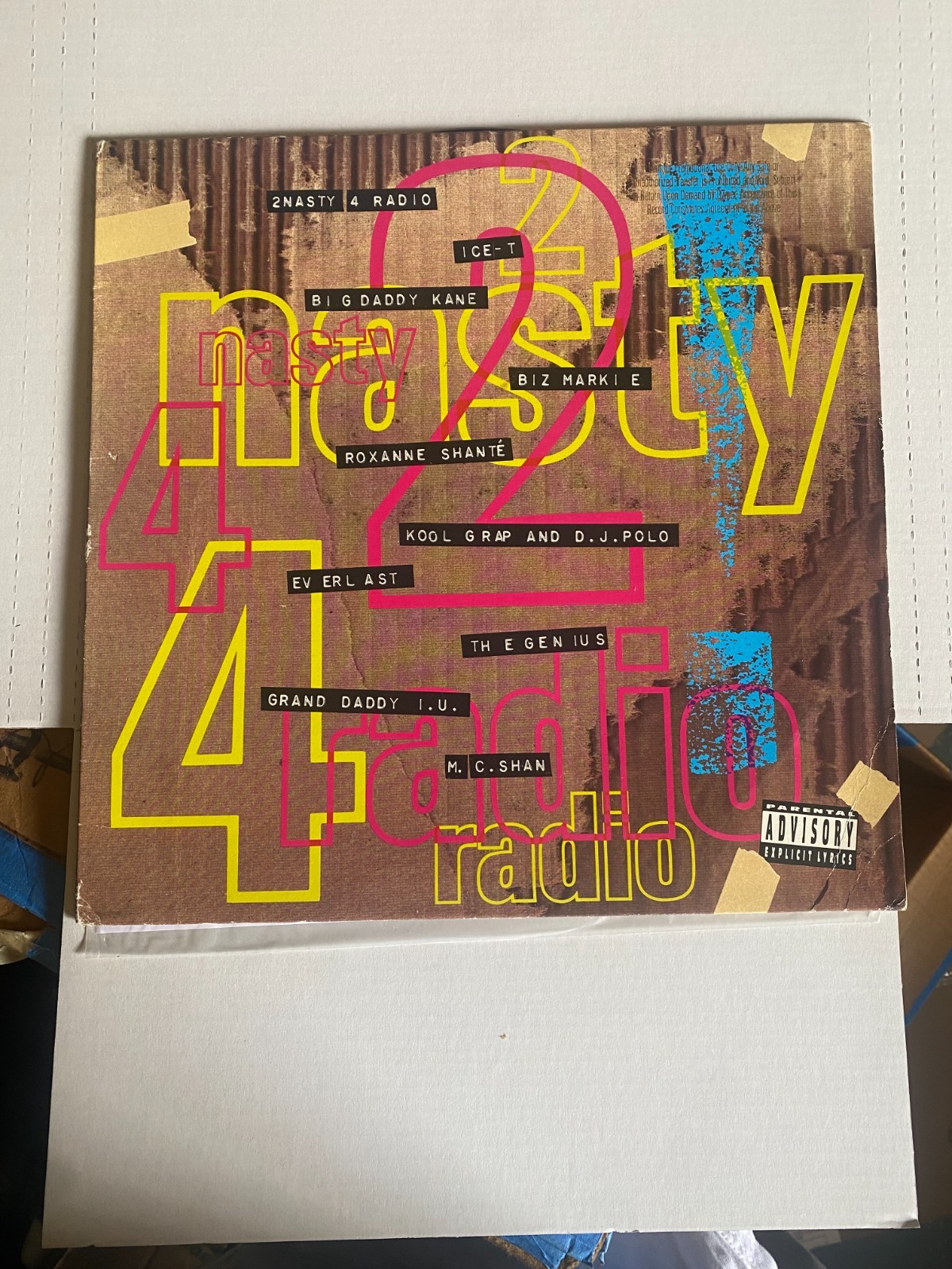 2 Nasty 4 Radio *various *LP record *VG+/VG+ *1990 *Cold Chillin *26441-1 *PROMO