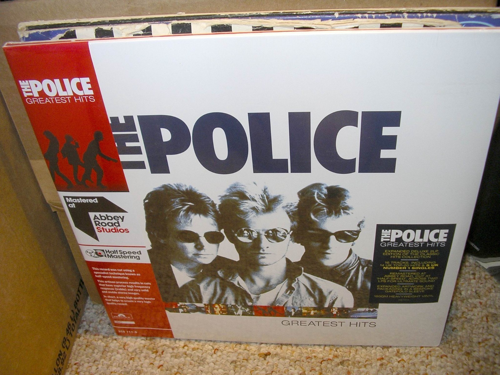 POLICE-Greatest Hits-OR.1st AUDIOPHILE ABBEY ROAD 1/2 SPEED MASTER NOS-NEW 2LP