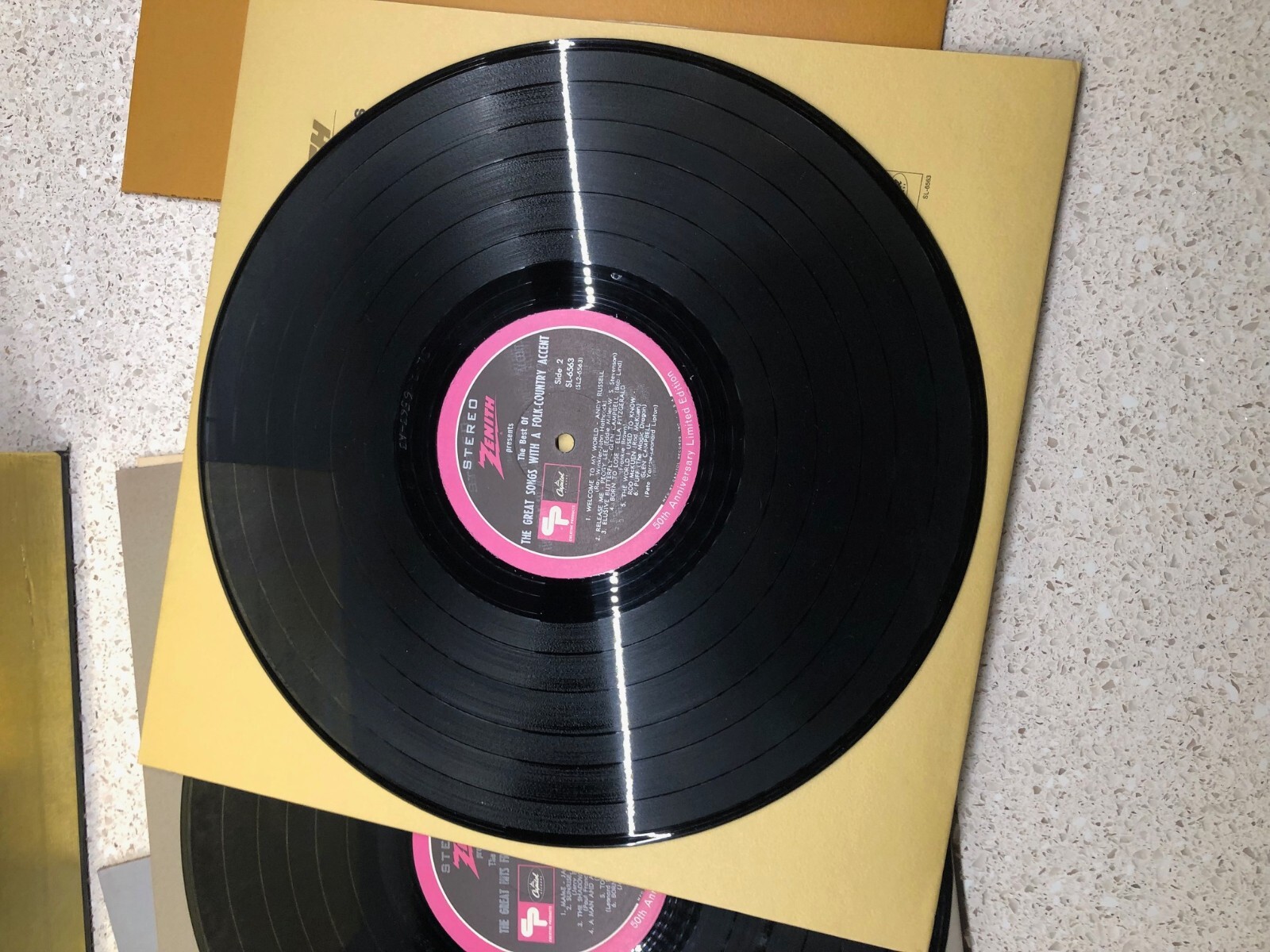5 Vinyl Records Assorted Artists: Nat King Cole, Jackie Gleason, The Lettermen