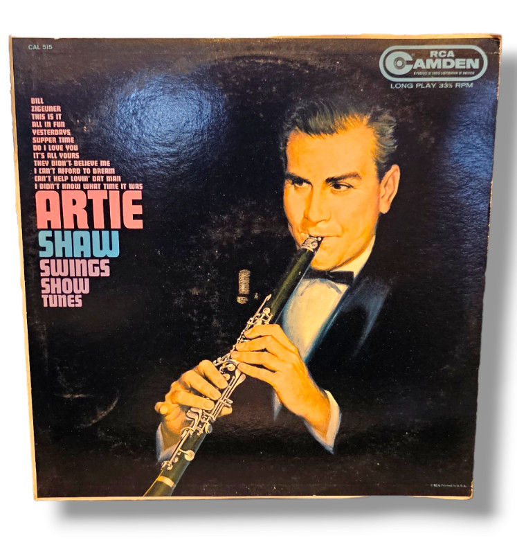 Artie Shaw Swings Show Tunes LP Vinyl I Didn’t Know What Time It Was Zigeuner