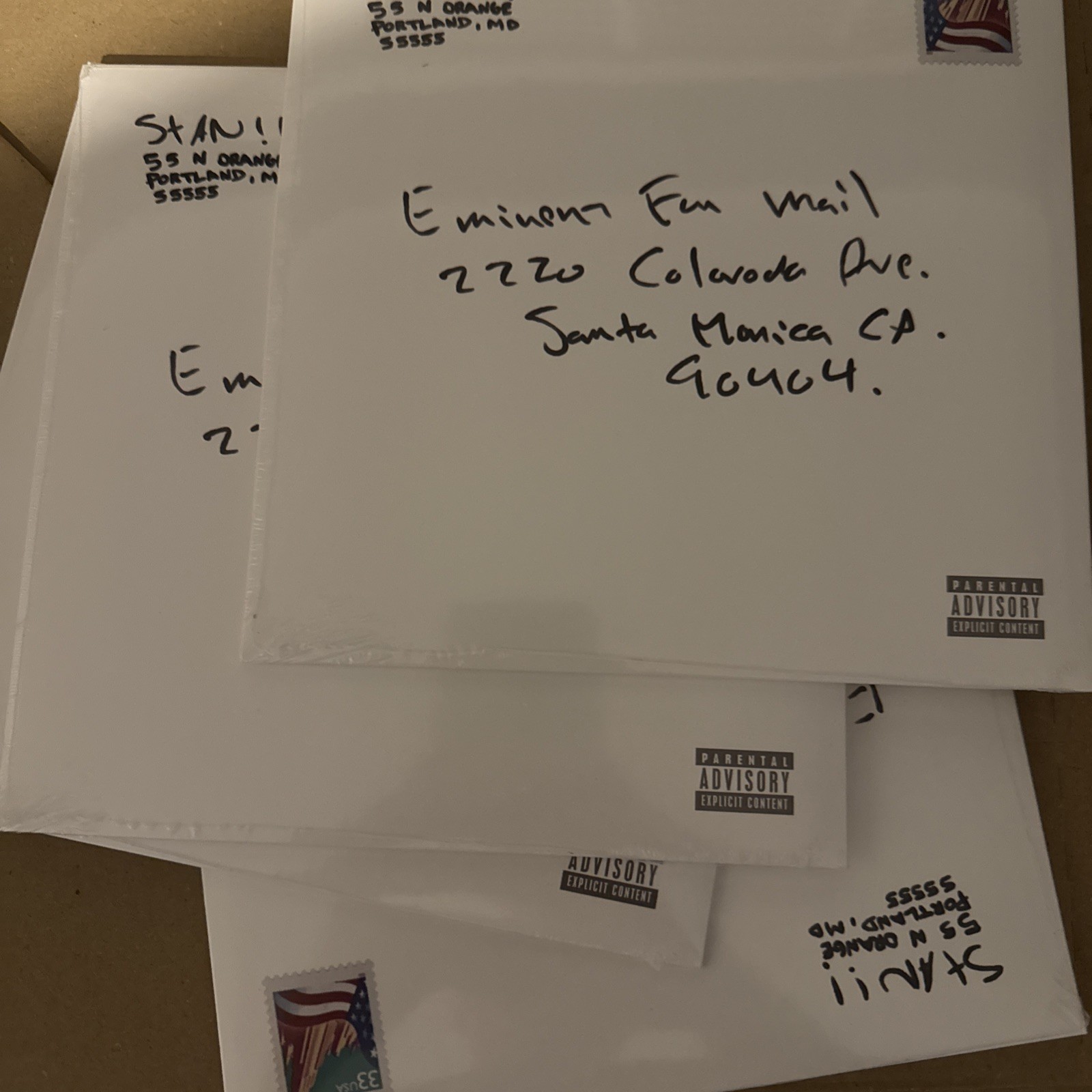 EMINEM STAN LETTER VINYL SINGLE 25 Year Anniversary New Sealed | IN HAND!