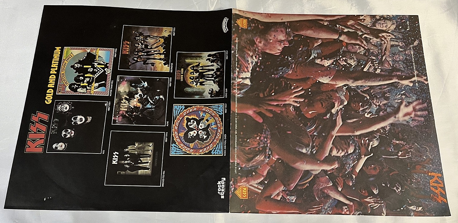 KISS ALIVE II Canada 2XLP Vinyl Tattoos Booklet Sleeves Polydor Ace Aucoin VG+