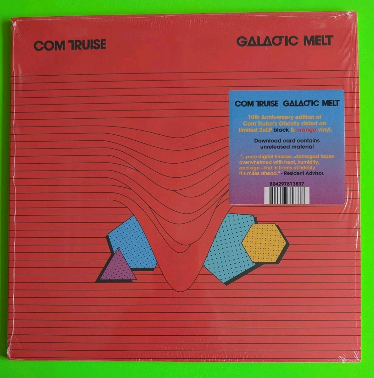Galactic Melt (10th Anniversary Edition) (Black & Orange) by Com Truise Vinyl LP