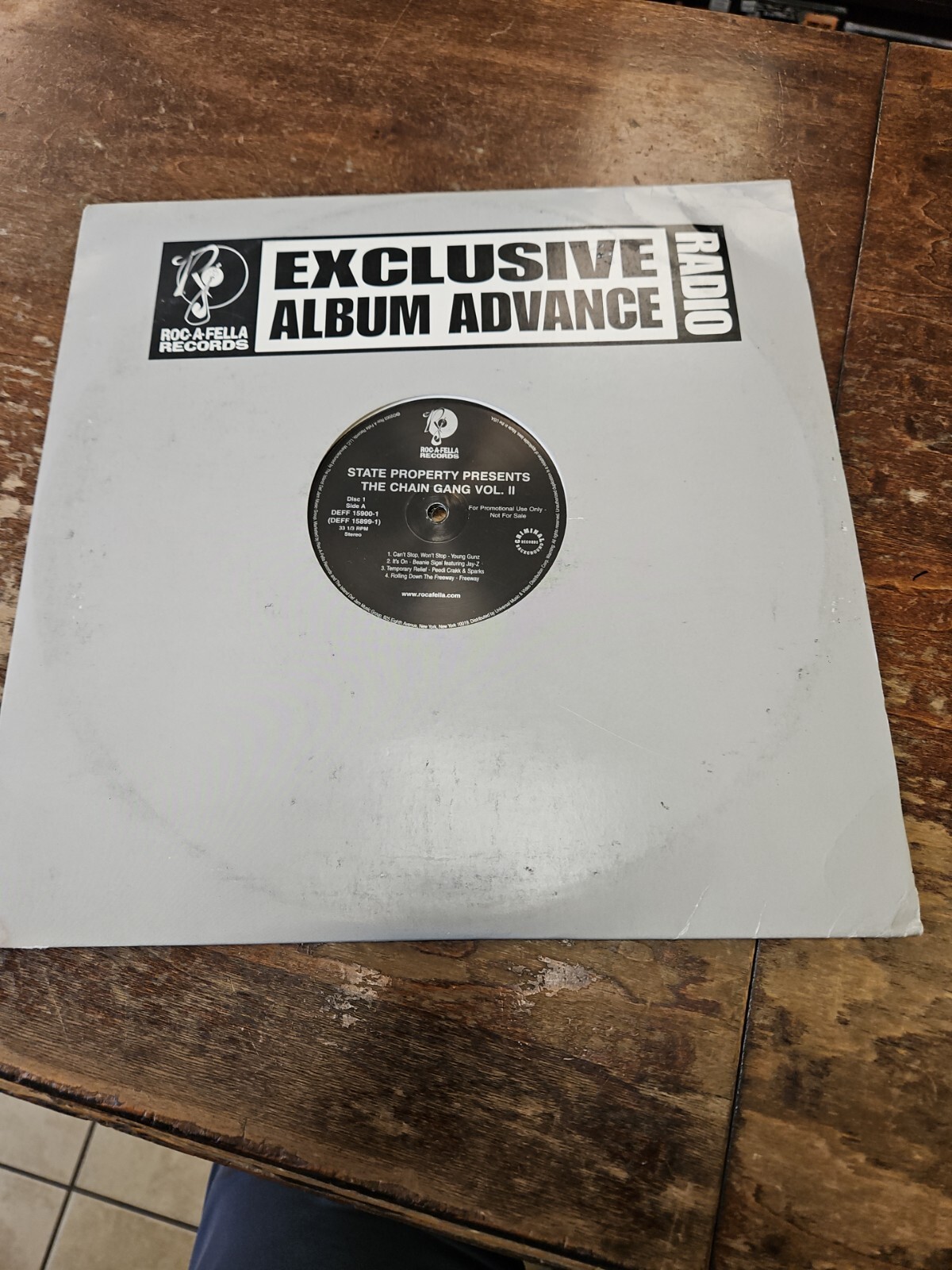 STATE PROPERTY PRESENTS THE CHAIN GANG VOL. II LP ALBUM ADVANCE PROMO 2LP SET
