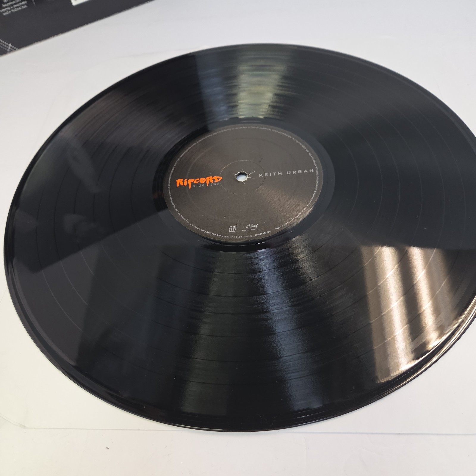 Keith Urban Ripcord (Record, 2016) 12″ Vinyl LP Capital Records 2016