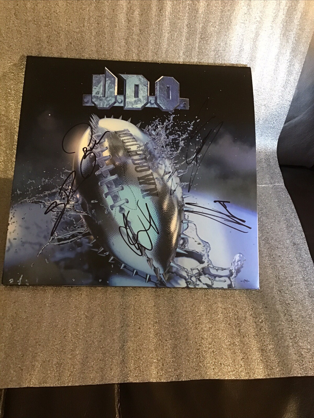 Vinyl Records – U.D.O. – Touchdown-Limited Edition Splatter Pressing, New,signed