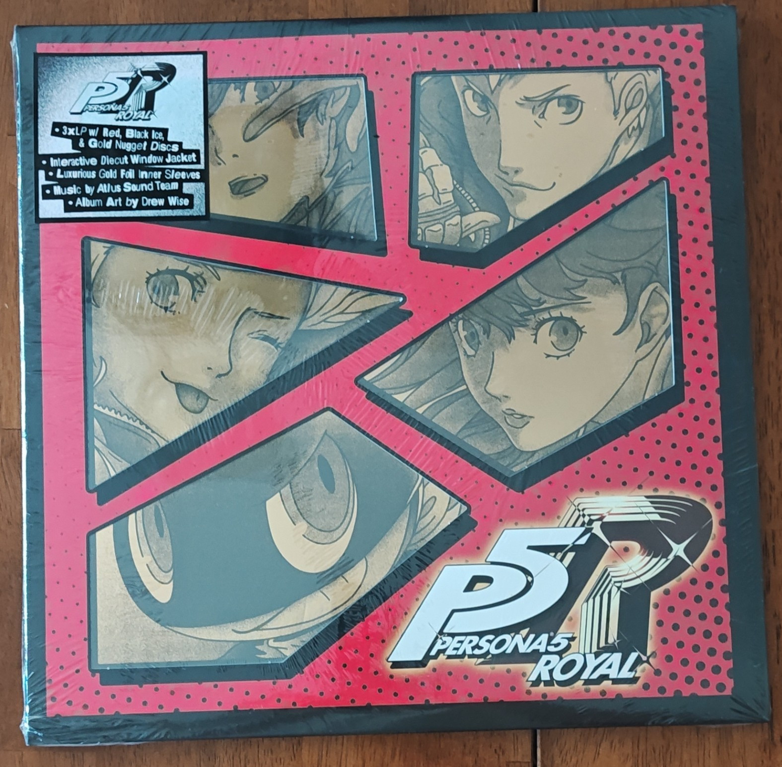 iam8bit Atlus Sound Team Persona 5 Royal OST 3xLP Gold Vinyl Box Set