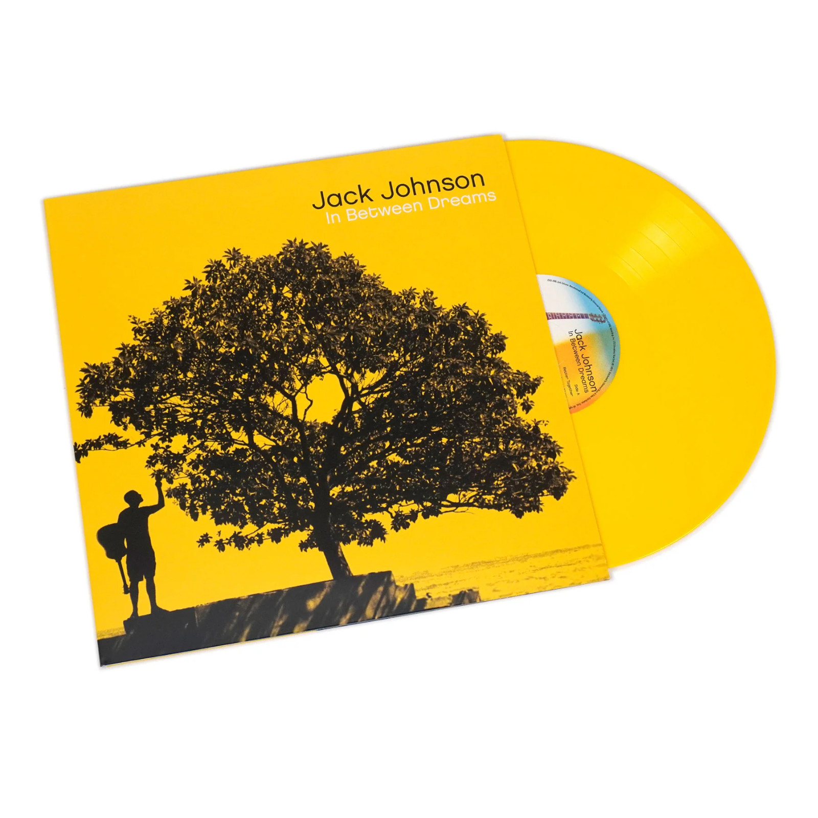 Jack Johnson – In Between Dreams – 🟡 Canary Yellow LP Vinyl Limited – New ✅