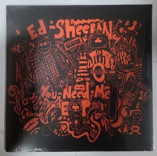 Ed Sheeran You Need Me EP SEALED 12″ LP RARE OOP RSD ORANGE BLACK MARBLE VINYL