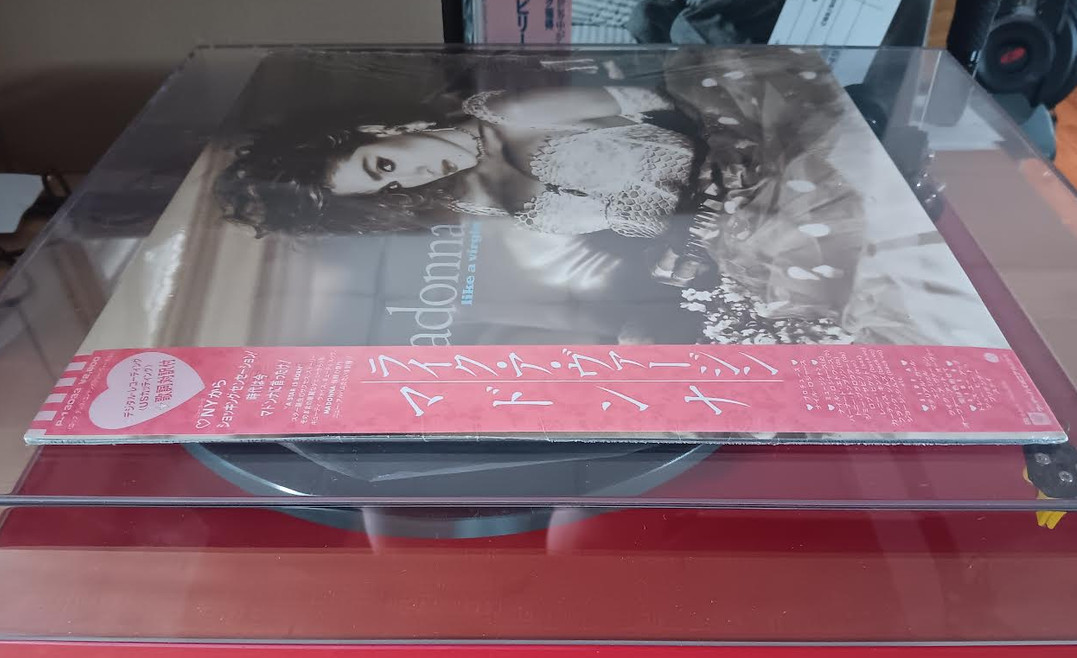 Madonna Like A Virgin Japan P-13033 OBI Shrink EX Play