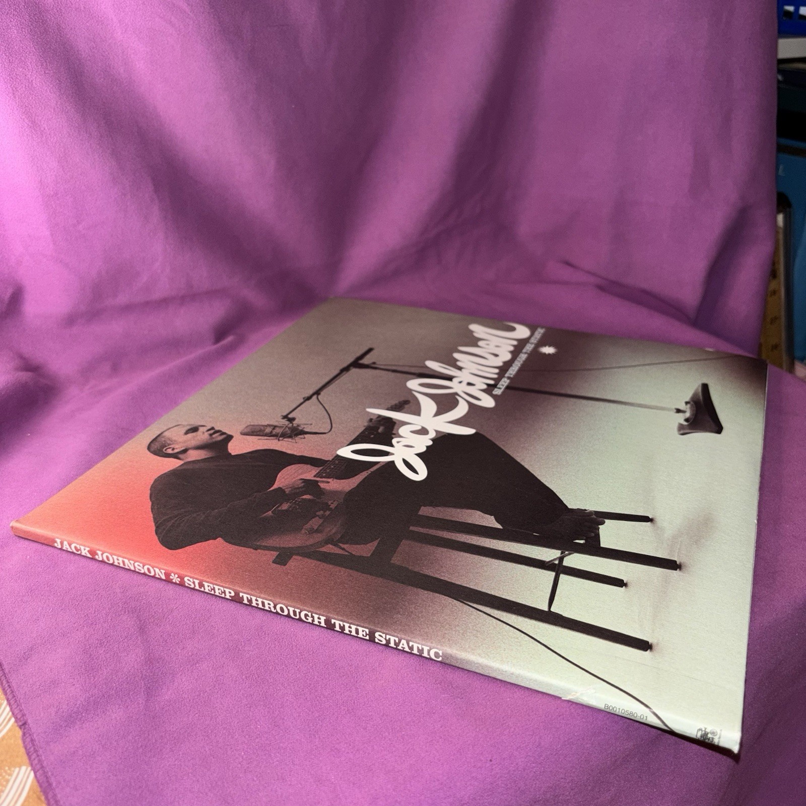 Jack Johnson Sleep Through The Static Original 2008 Double LP Vinyl Record RARE