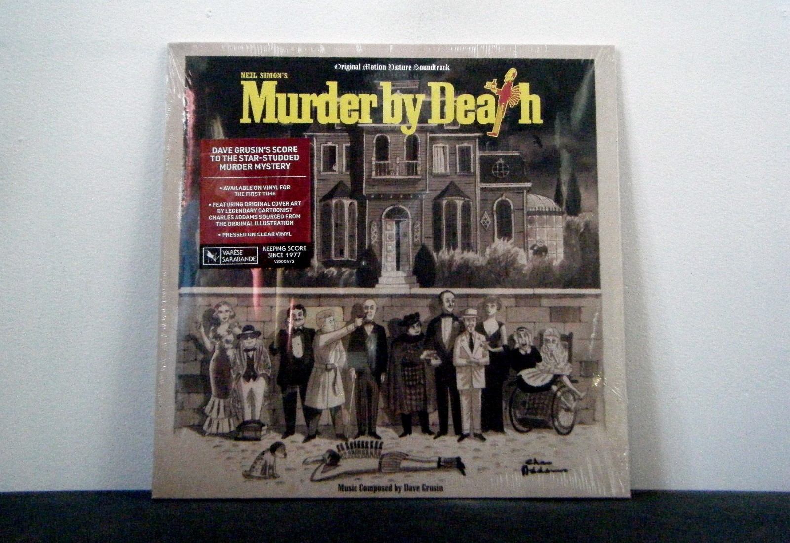 DAVE GRUSIN LP Murder By Death Original Movie Soundtrack 1976 Color vinyl SEALED