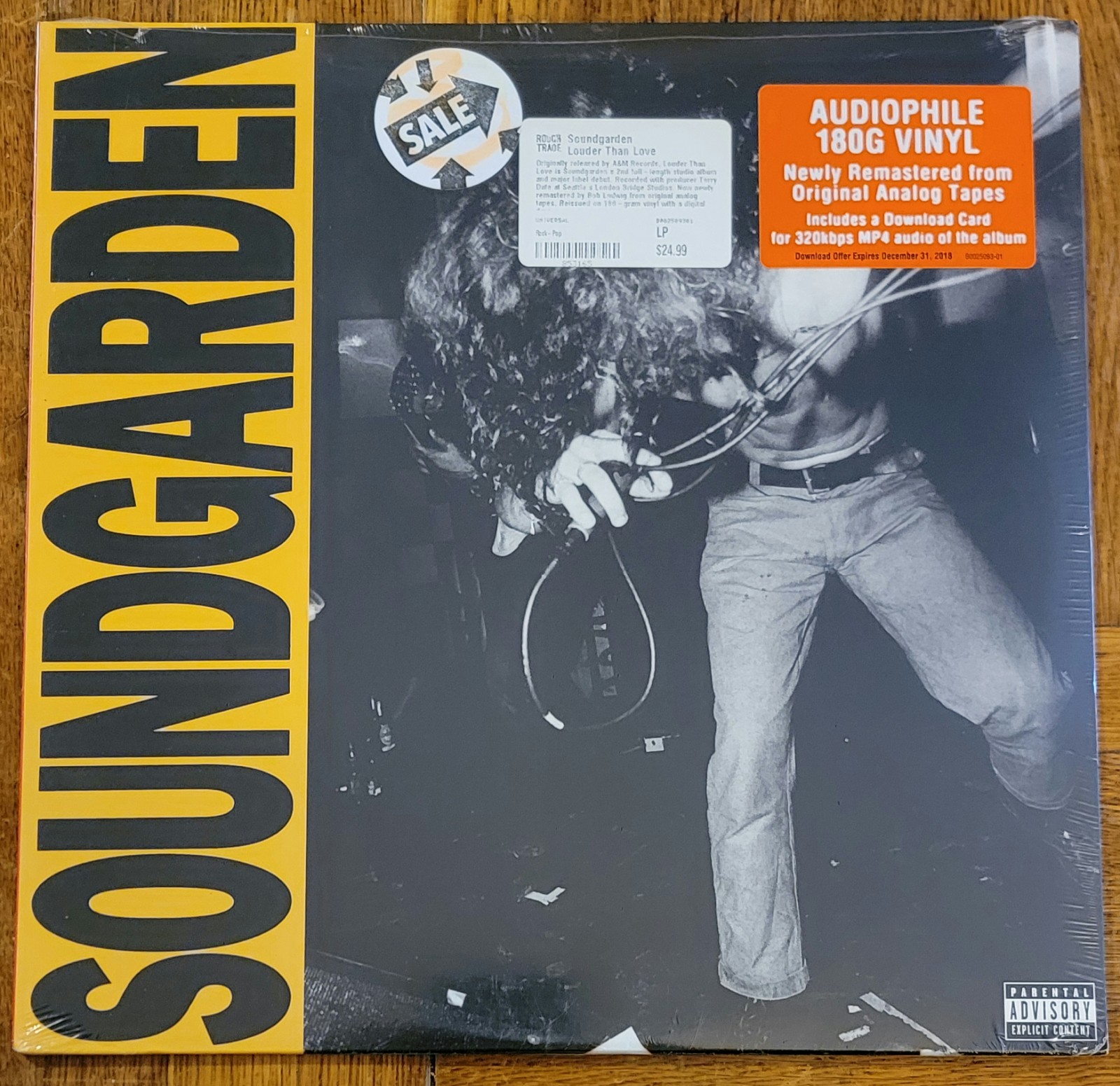 Soundgarden Louder Than Love Vinyl LP 2016 180g Audiophile Remaster SEALED Mint