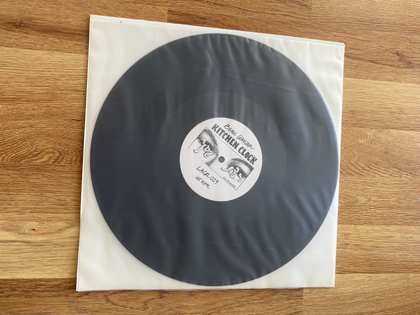 Beau Wanzer Kitchen Clock EP 45 12″ vinyl record LA Club Resource electronica