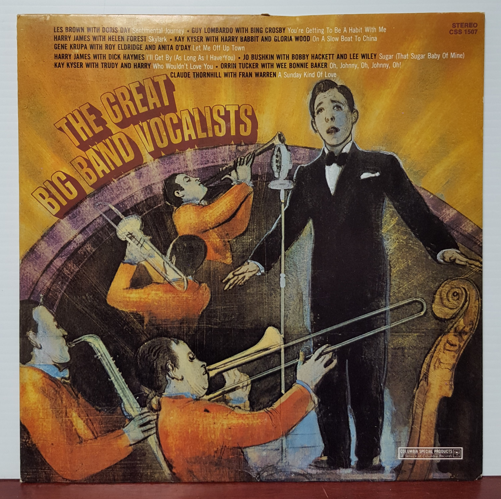 Various – The Great Big Band Vocalists Columbia 12″ 33 RPM LP (EX)
