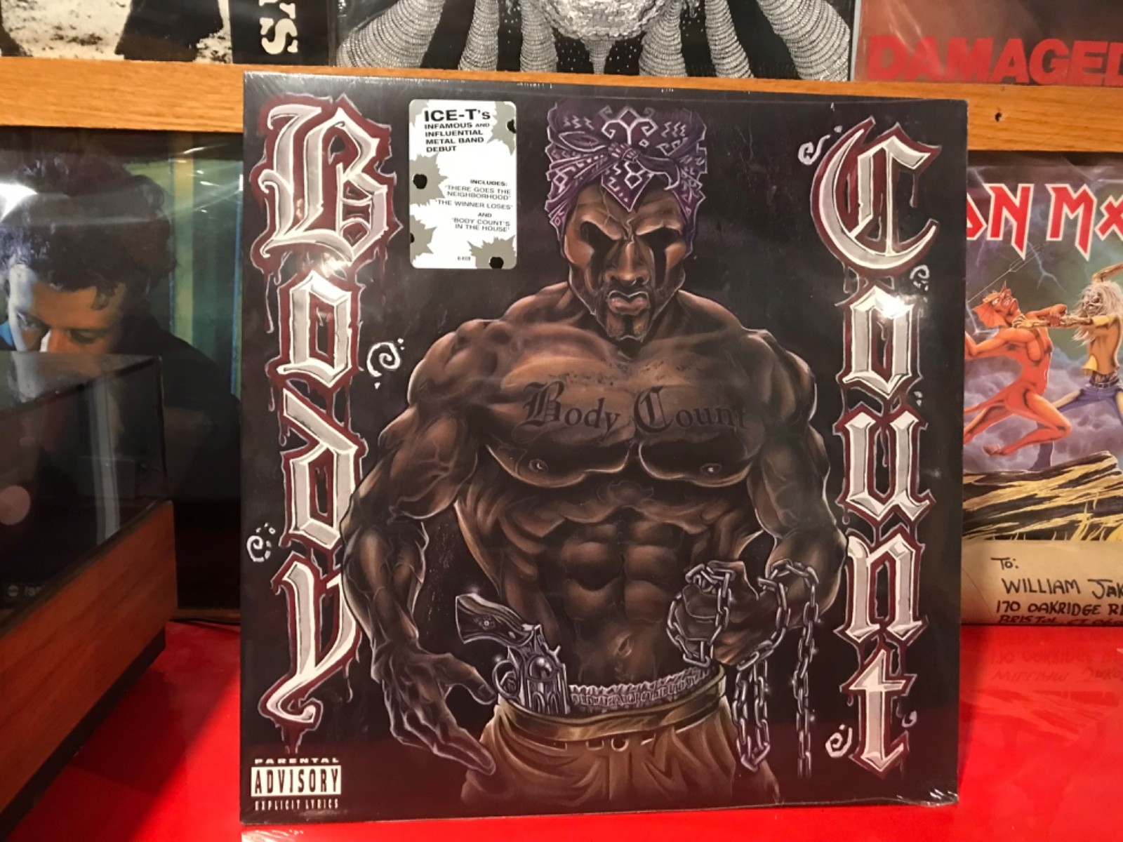 Bodycount Cop Killer new sealed , shrink, hype sticker