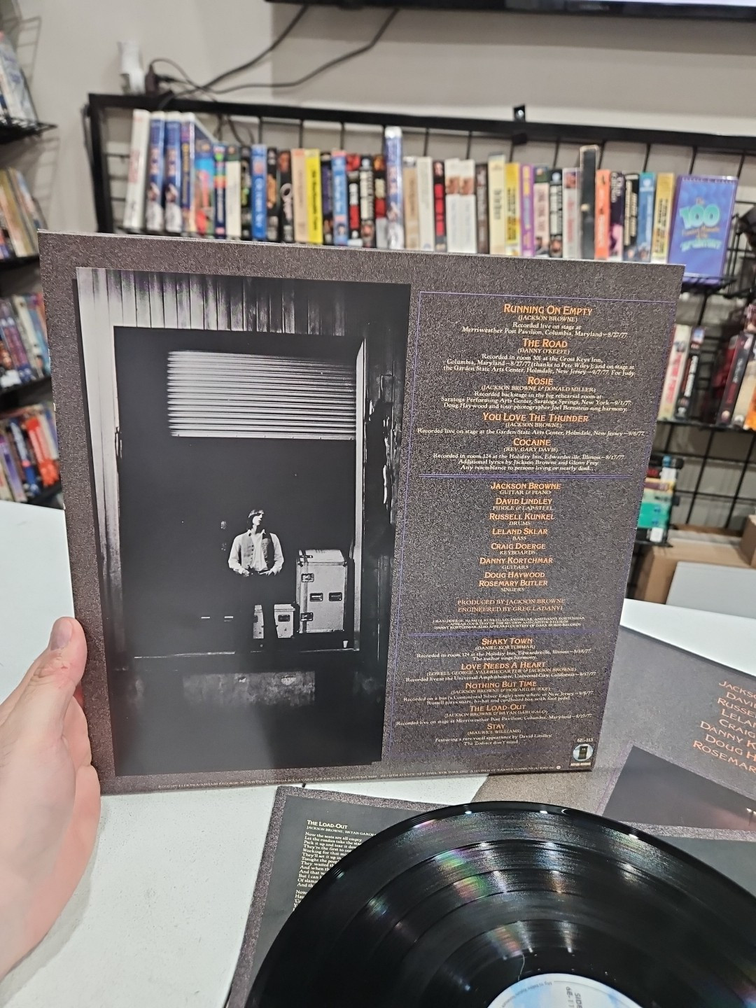 Jackson Browne Running On Empty Vinyl LP Record 1977 📀 BUY 2 GET 1 FREE 🇺🇸