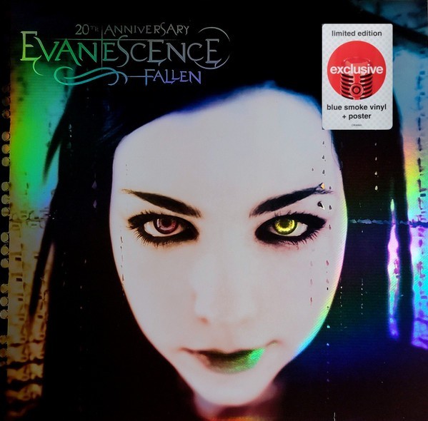 Evanescence – Fallen 20th Anniversary 2 LP Blue Smoke Vinyl Target Ex New Sealed