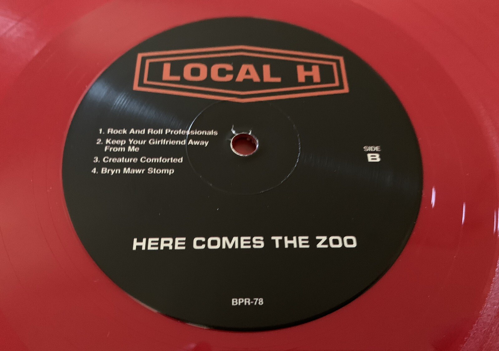 LOCAL H Here Comes the Zoo LP Red Vinyl 1st Press-Nirvana Spacehog Harvey Danger