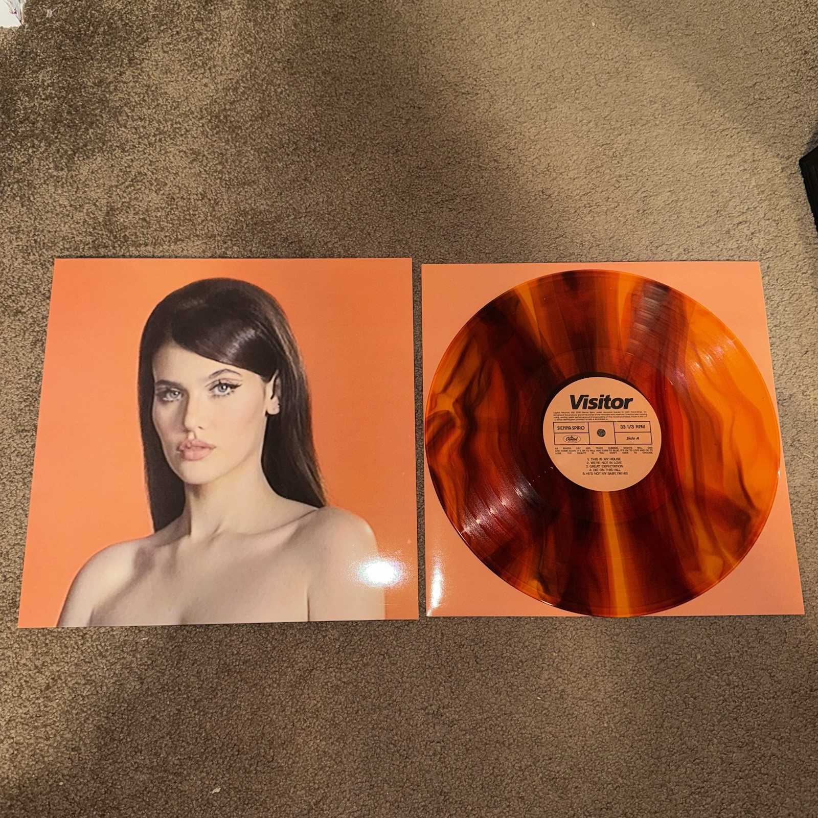Blood Records Exclusive Sienna Spiro Visitor Vinyl with SIGNED Art Card