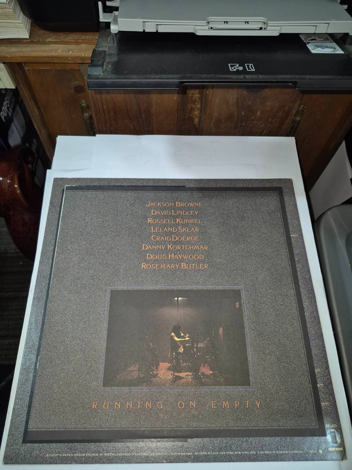 JACKSON BROWNE Running on Empty 1977 Asylum 1st Press 6E-113 Booklet