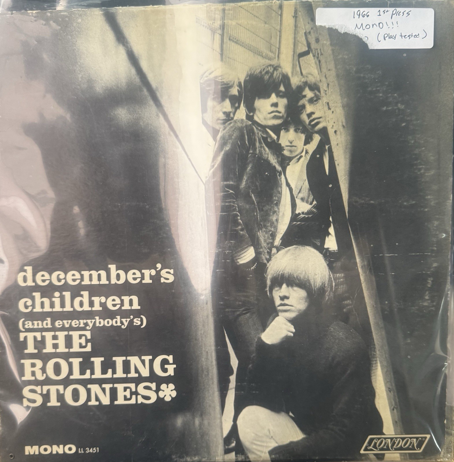 The Rolling Stones December’s Children Mono 1st Press LP Vinyl London LL 3451