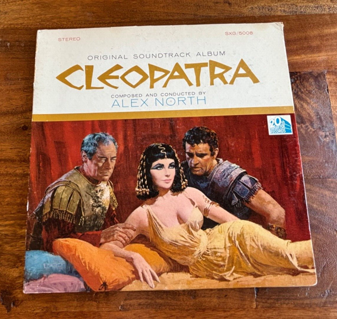Cleopatra Soundtrack Alex North 1963 20th Century Records SXG 5008 VG/VG stereo
