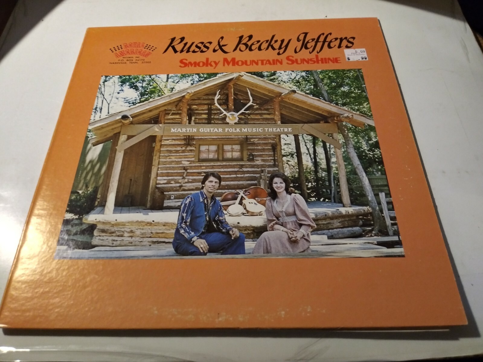 Russ & Becky Jeffers Smoky Mountain Sunshine VG+ Band Auto Royal American Record